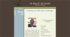 Desktop Screenshot of drbrianmcdonald.com