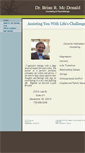 Mobile Screenshot of drbrianmcdonald.com